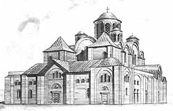 Десятинная церковь в Киеве (реконструкция)