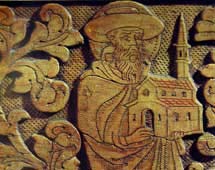 Резное изображение св. Иеронима (Италия, XV век)